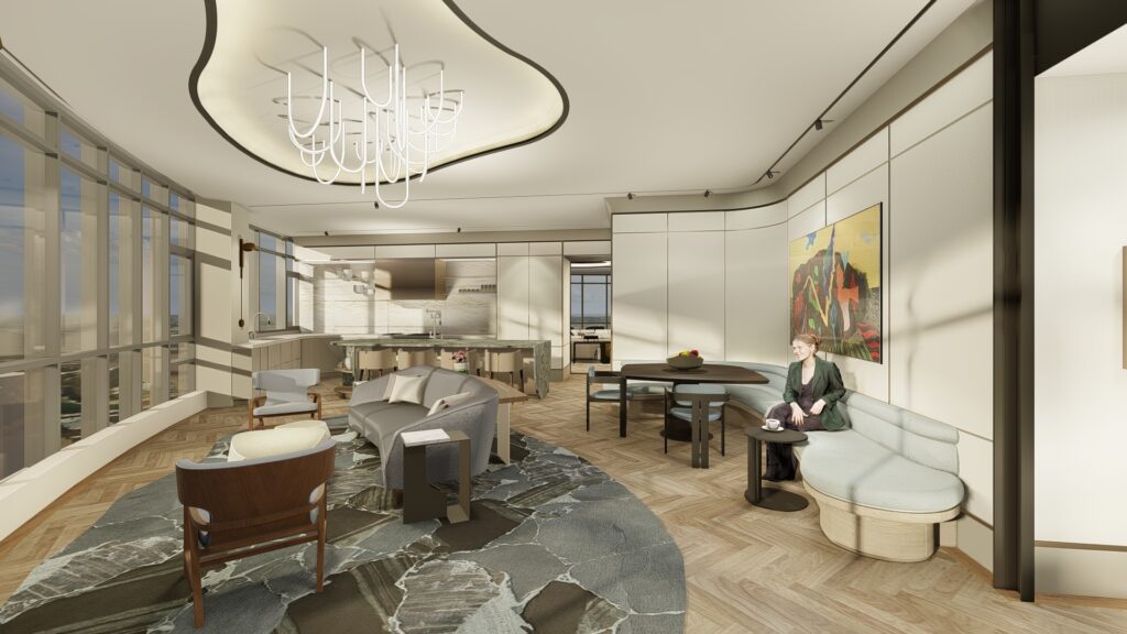 CHIC PENTHOUSE Garret Cord Werner Architects & Interior Designers